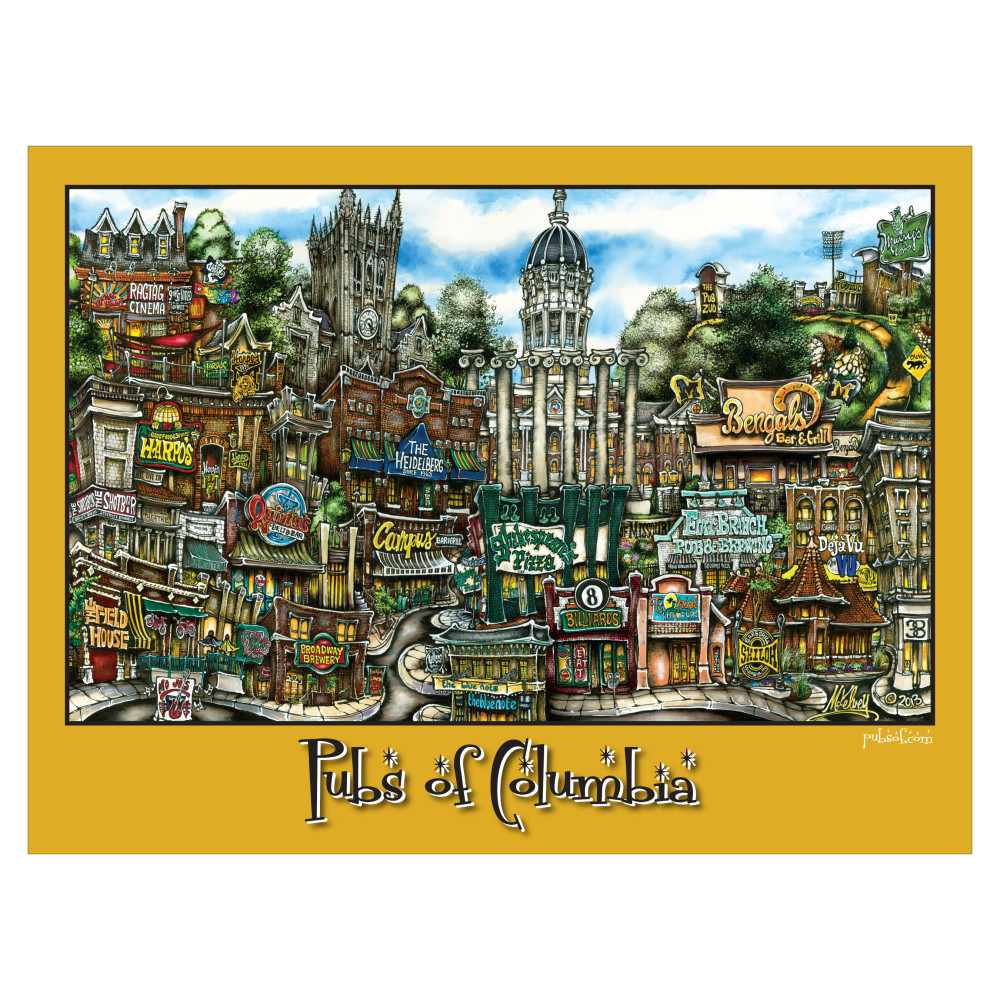 pubsOf Columbia, MO poster • pubsOf.yourTown